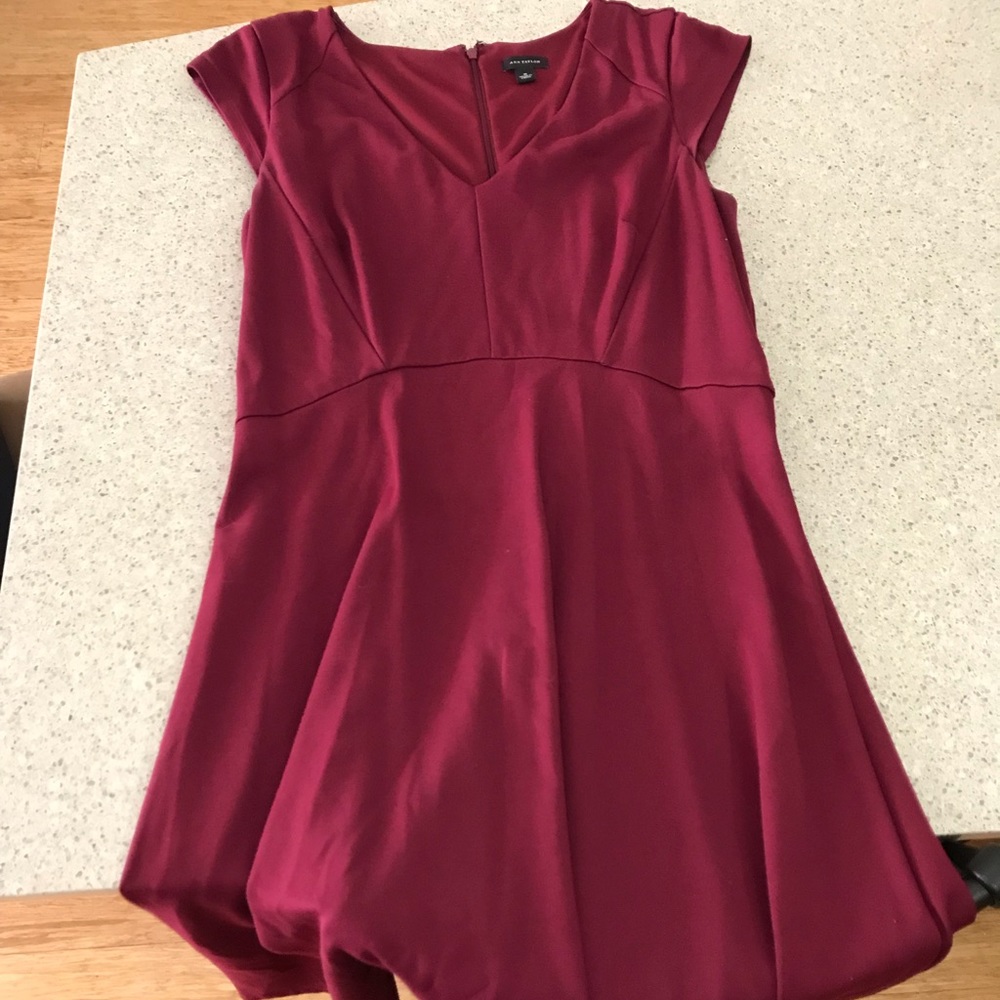Ann Taylor Dress - Burgundy